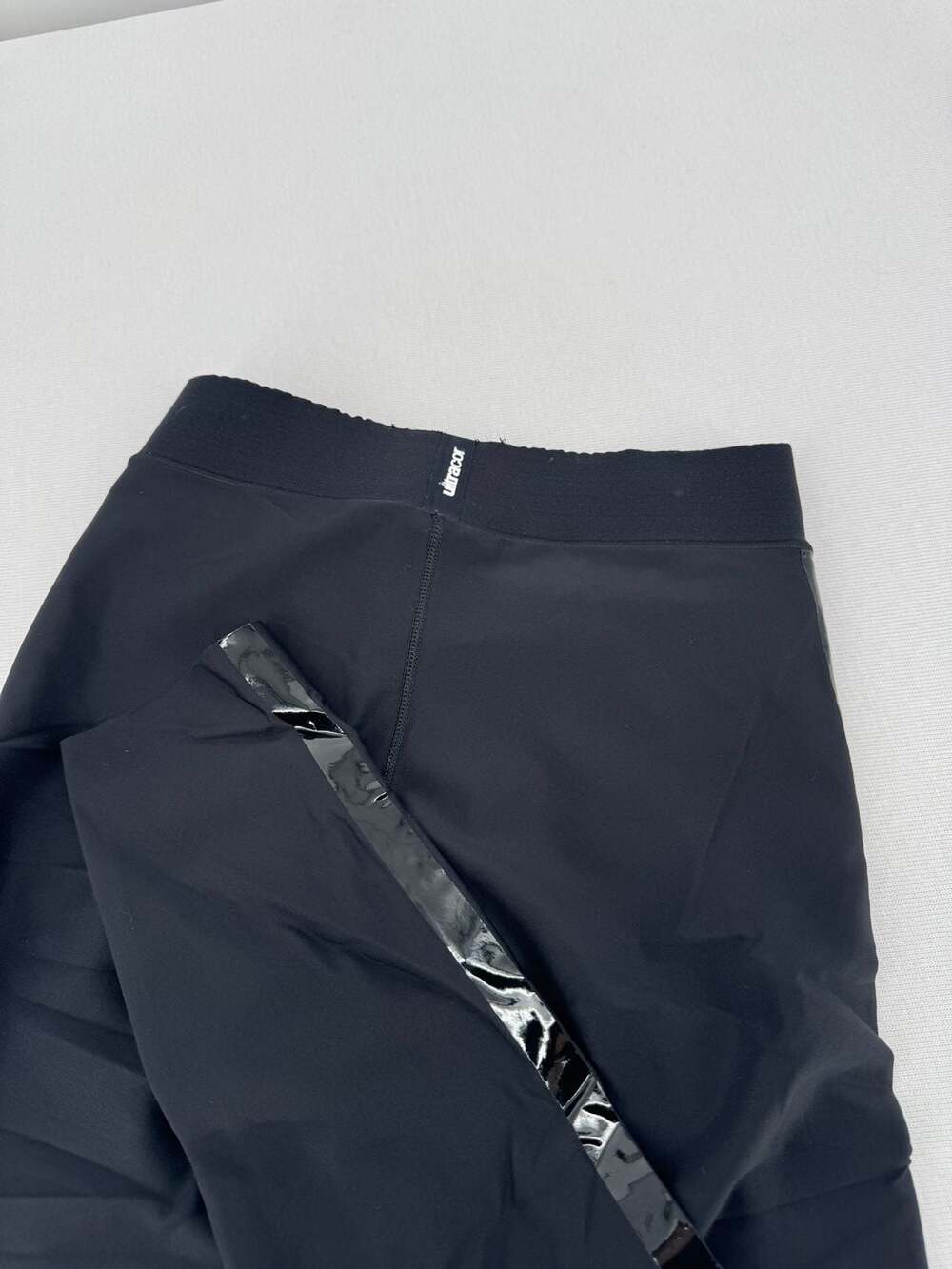 Ultracor Black Athletic Pants with Side Stripes and Elastic Waistband